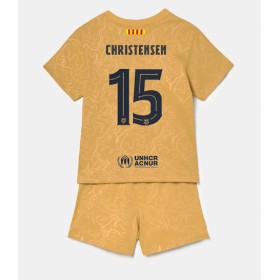 Baby Fußballbekleidung Barcelona Andreas Christensen #15 Auswärtstrikot 2022-23 Kurzarm (+ kurze hosen)